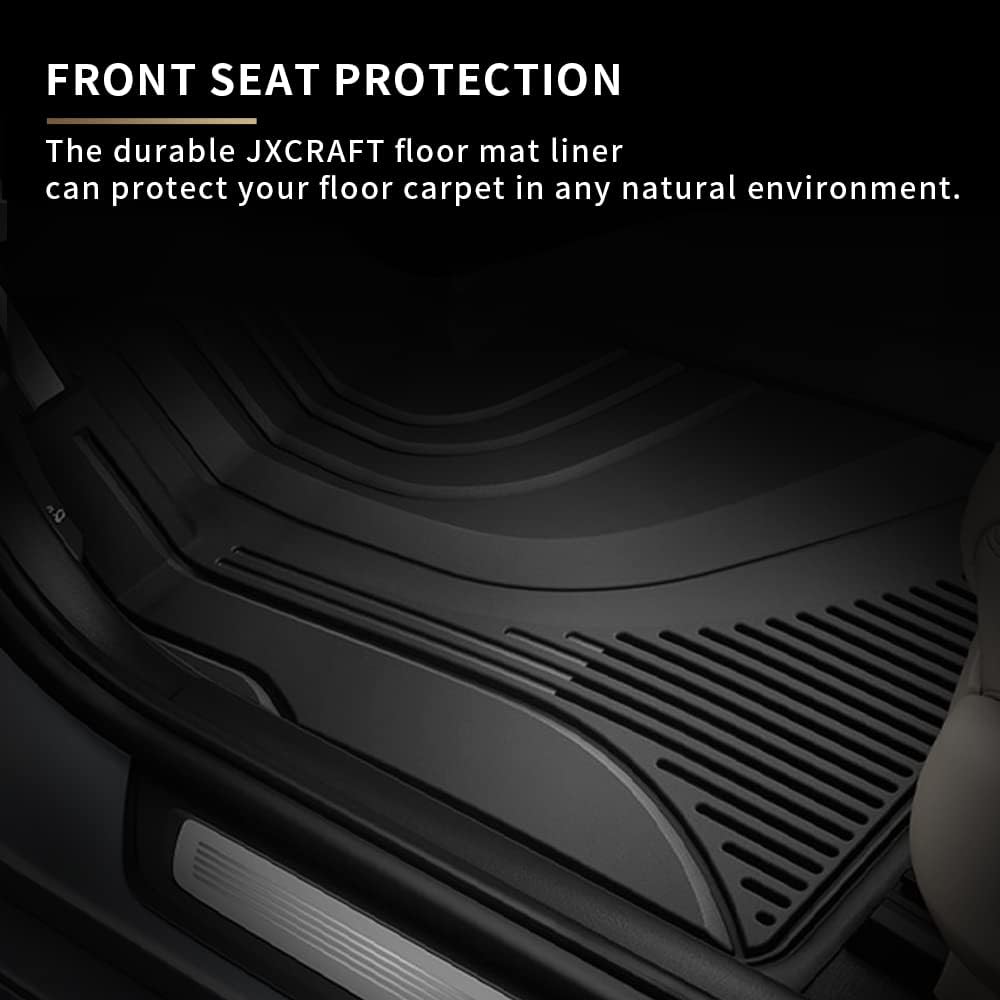Black TPE All Weather Car Floor Mats Full Set N902068