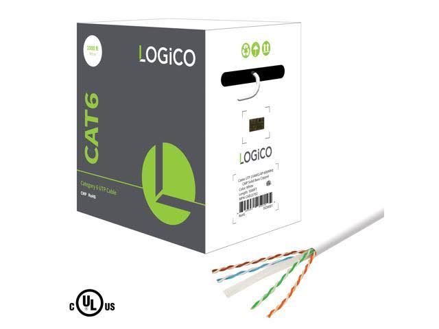 CAT 6 UTP Bulk Cable 1000 ft White J941