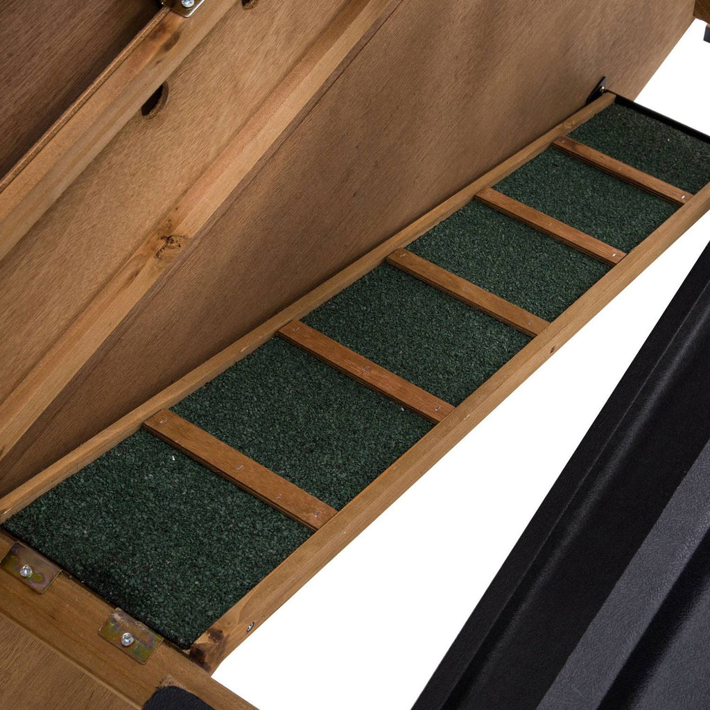 48x22 Wood Chicken Coop Hen House Rabbit Hutch Poultry Cage Z660