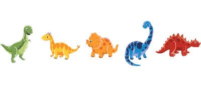 Dinosaur Fabric Wall Decal X979