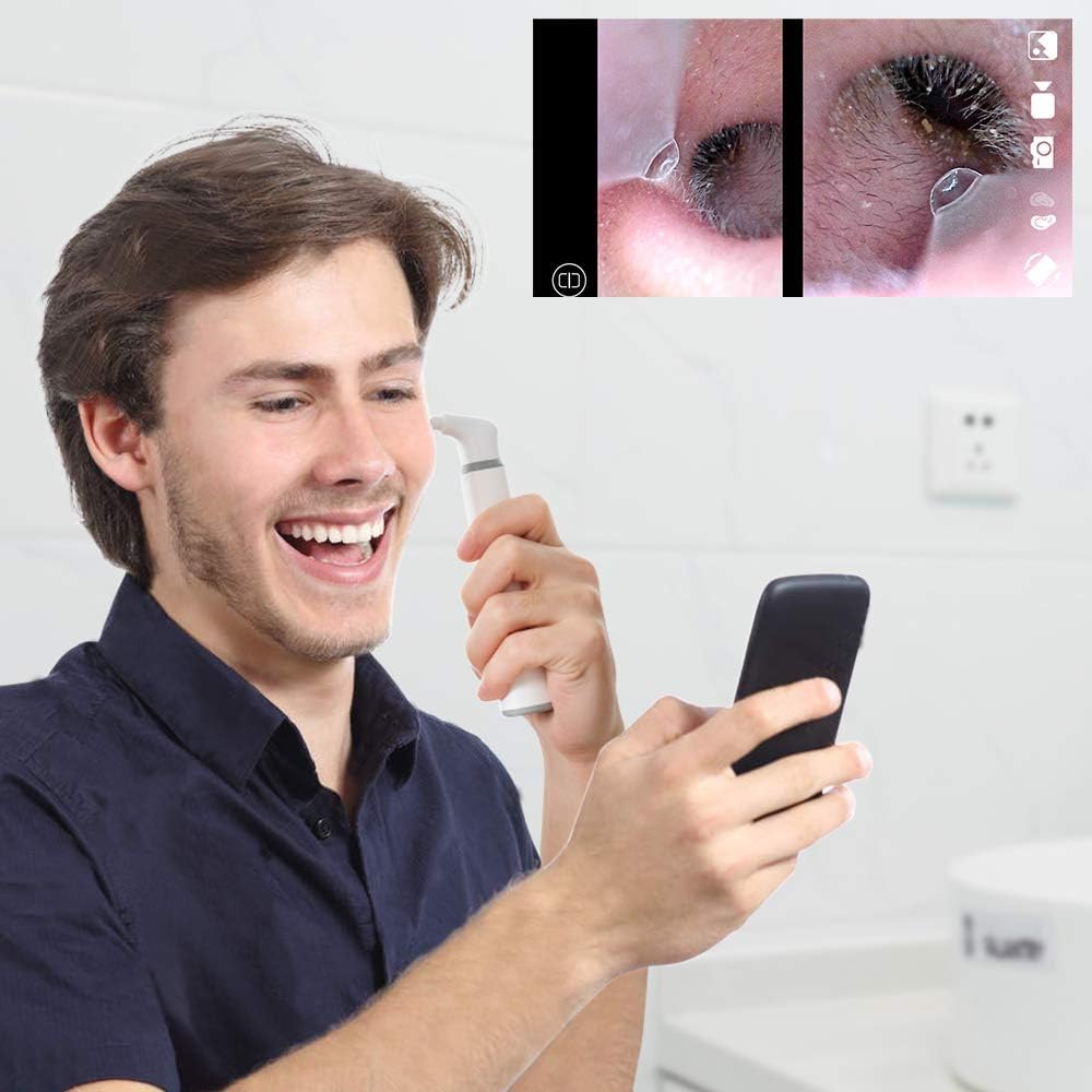 3.9mm Ultra-Thin WiFi Ear Scope Camera with 6 LED Lights B1367
