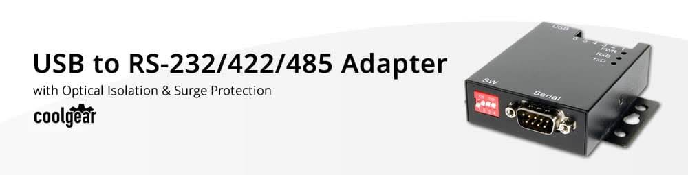 USB-to-Optical Isolated RS-422/485 Industrial Adapter Y28050