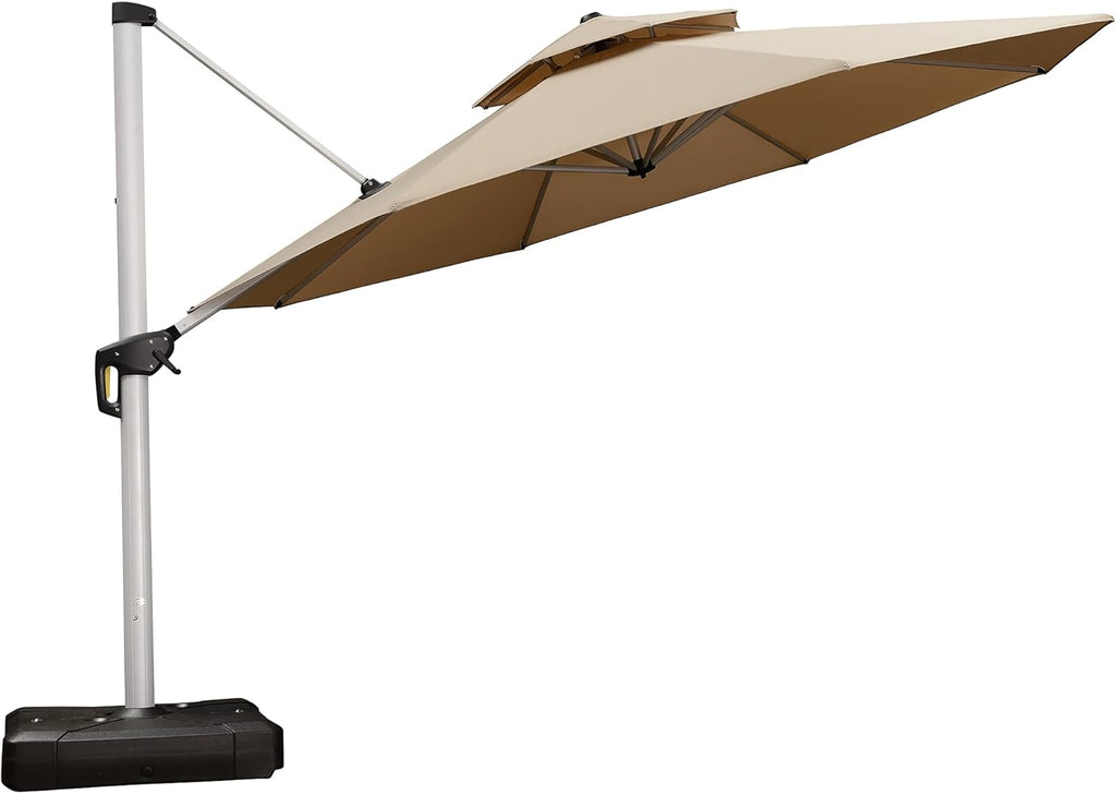 Beige Cantilever Patio Umbrella L564053