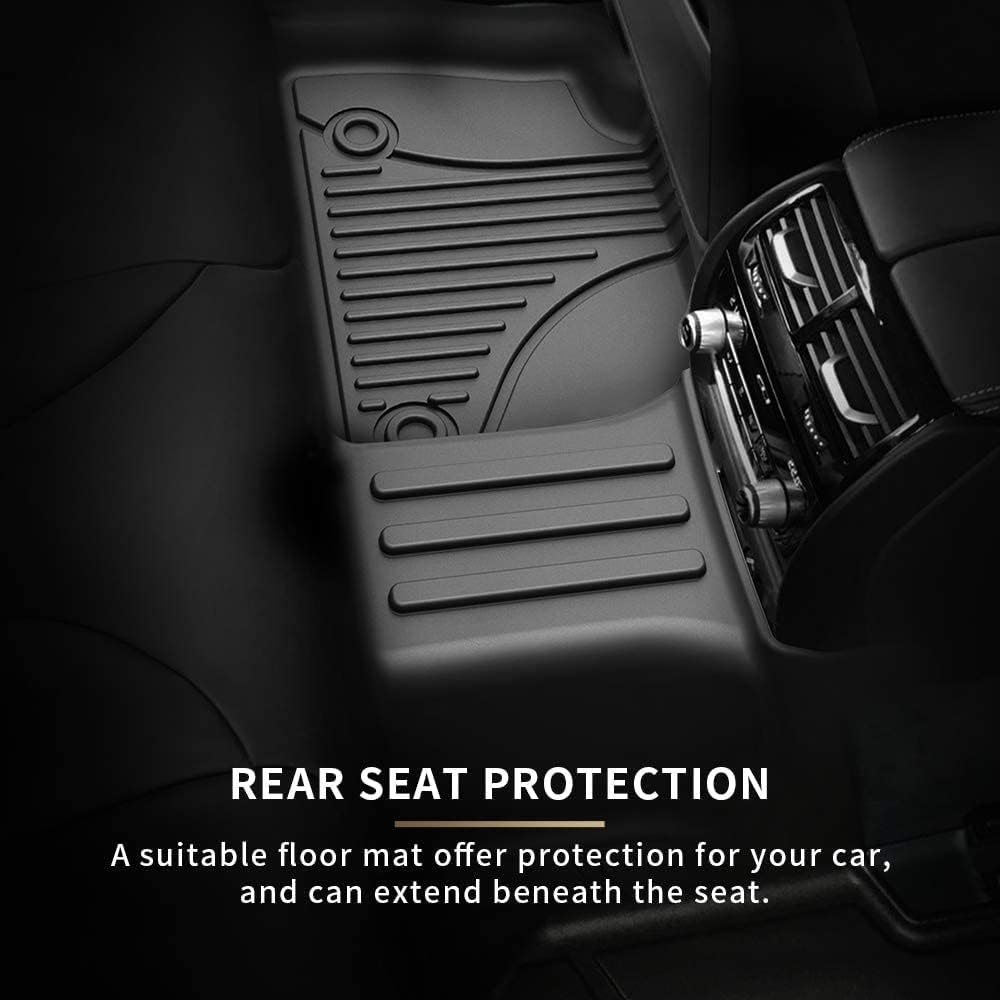 Black TPE All Weather Car Floor Mats Full Set N902068