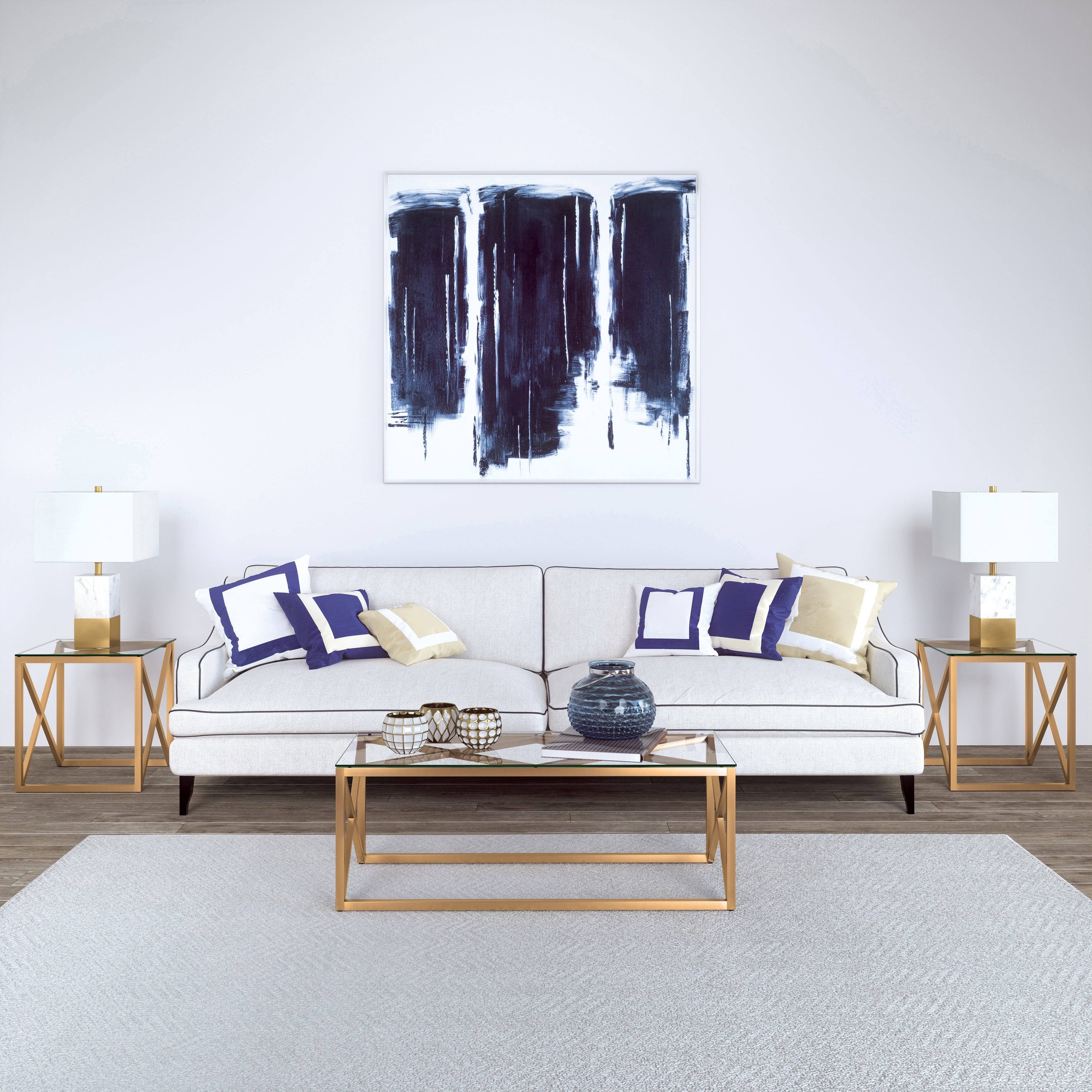 Brass Side Table Q857