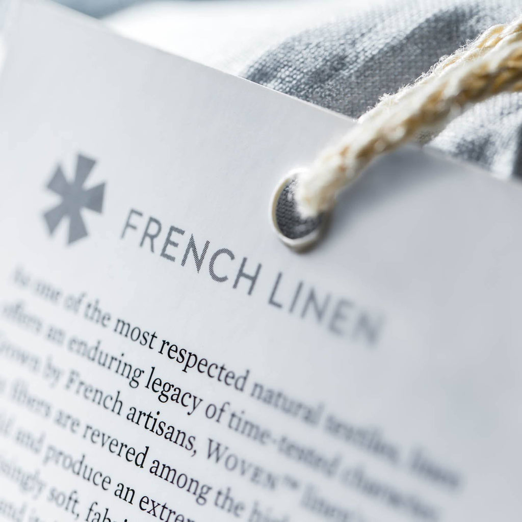 White Cal King French Linen T7338