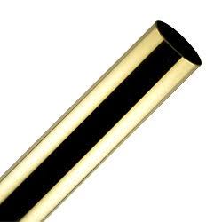 Polished Brass 6 ft Bar Foot Rail Tubing M985