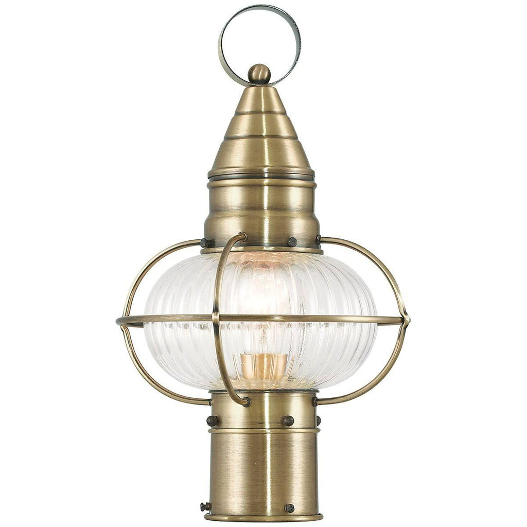 Brushed Nickel Post Lantern Q1056
