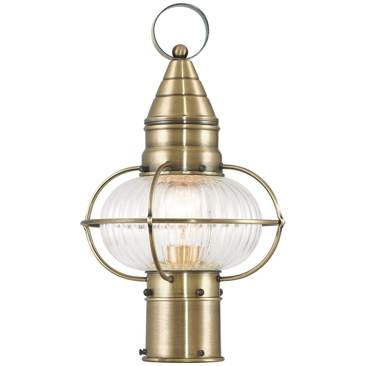 Brushed Nickel Post Lantern Q1056