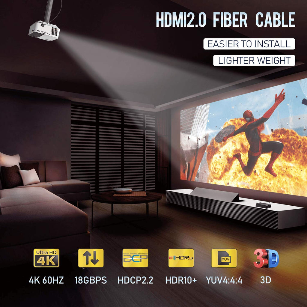 Fiber Optic HDMI Cable 33 Feet 18Gbps U76228
