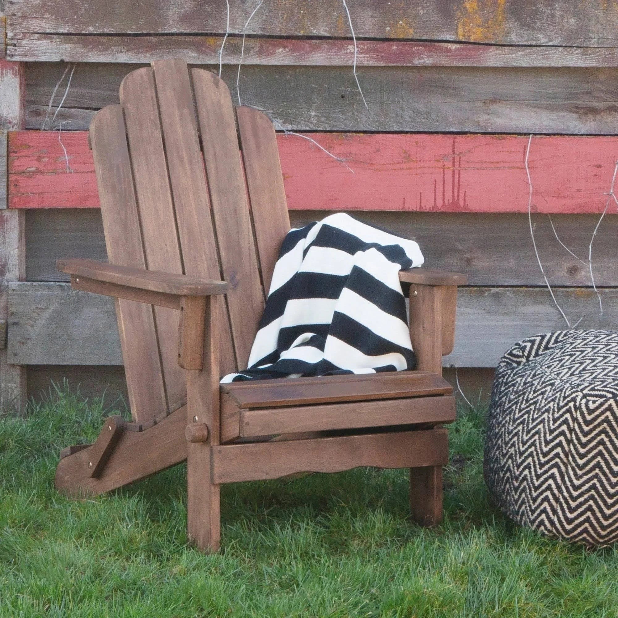 Dark Brown Acacia Patio Chair A36730