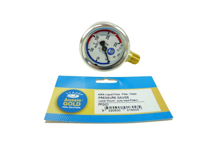 Liquid Oil Pressure Gauge Stainless Steel S146