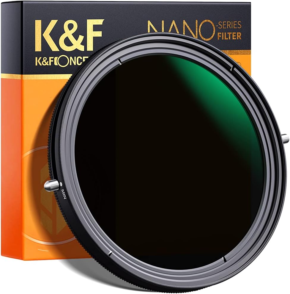 62mm Variable Fader ND2-ND32 ND Filter and CPL Circular Polarizing Filter 2 in 1 Pack of 2 A129943