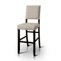 Antique Black Fabric Padded Bar Chair B933