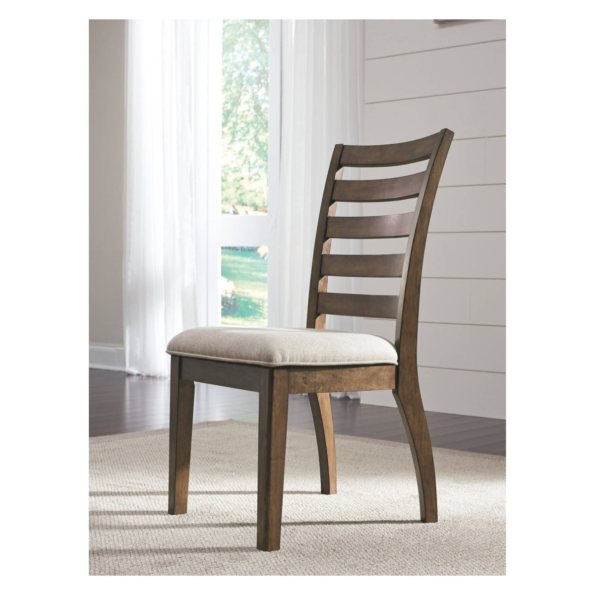 Medium Brown Dining Side Chair Set of 2 N550510