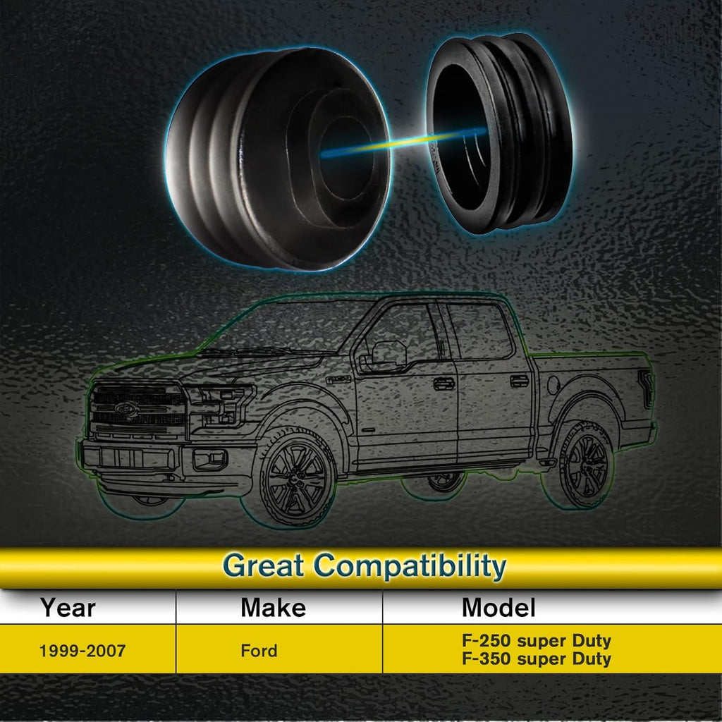 Body Mount Bushing Kit, Polyurethane, Black, 18Pcs C63474