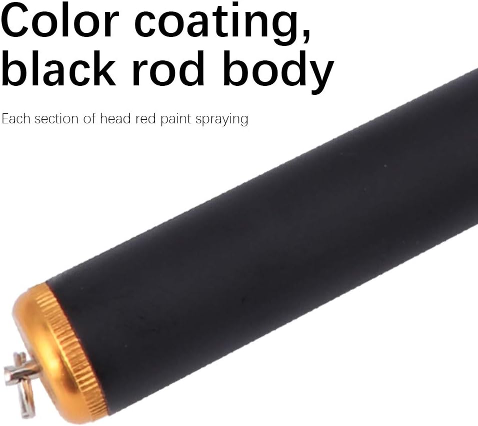 27088‑270 Portable Sea Rock Fishing Pole Carbon Rod 5 Sections 2.7M B1869