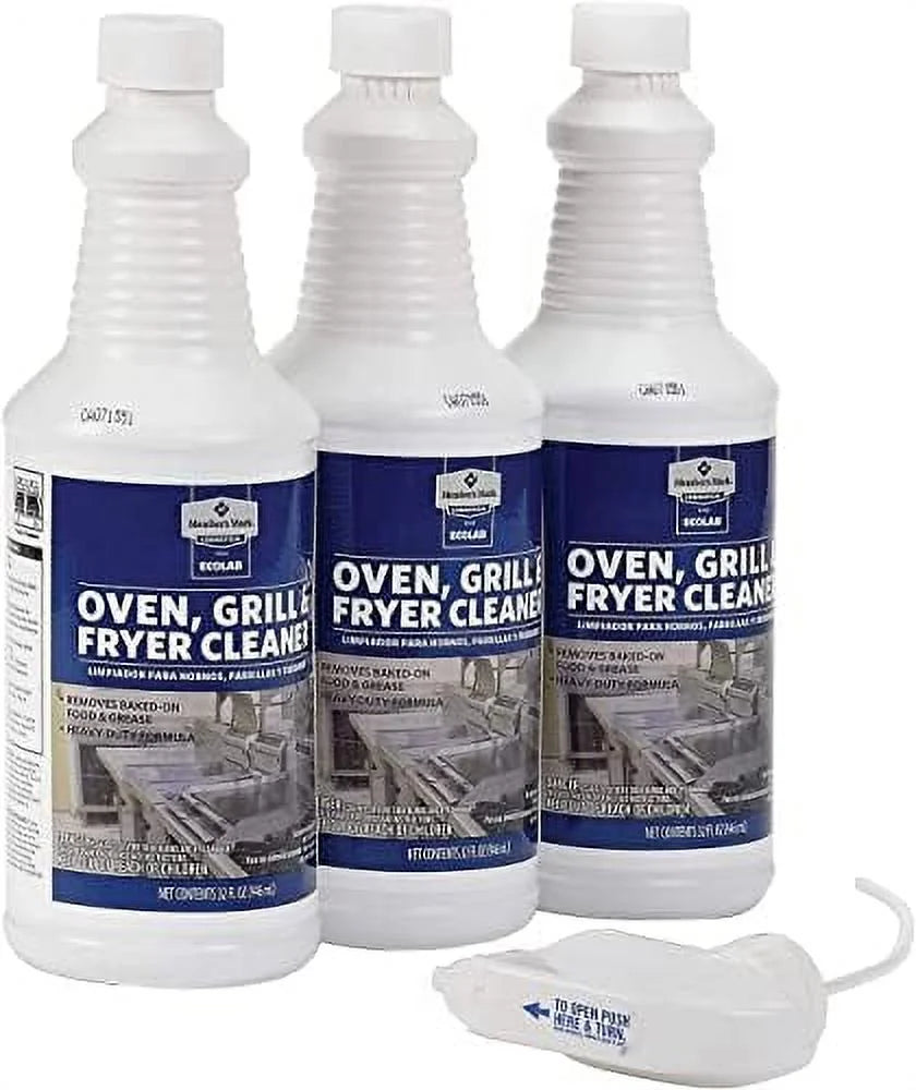 3 Pack Grill Oven And Fryer Cleaner 32 OZ L713196
