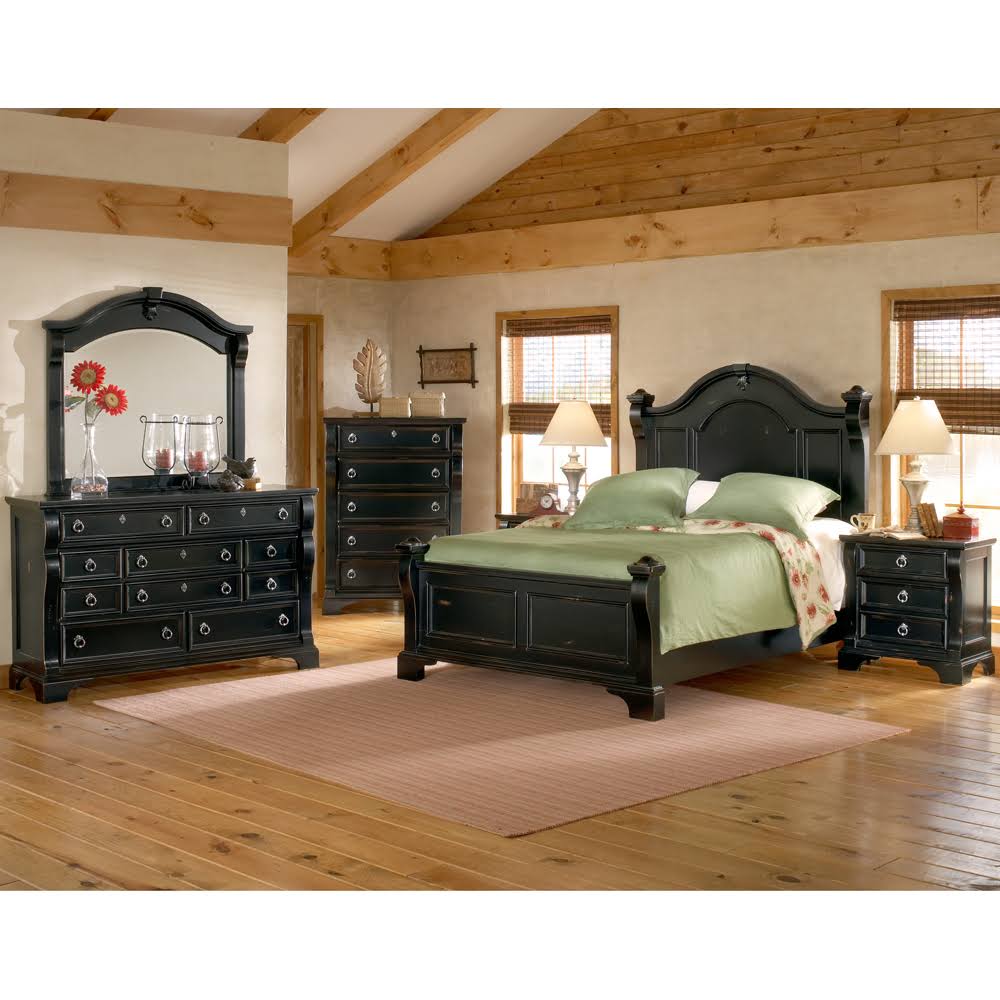 Black Nightstand B56493