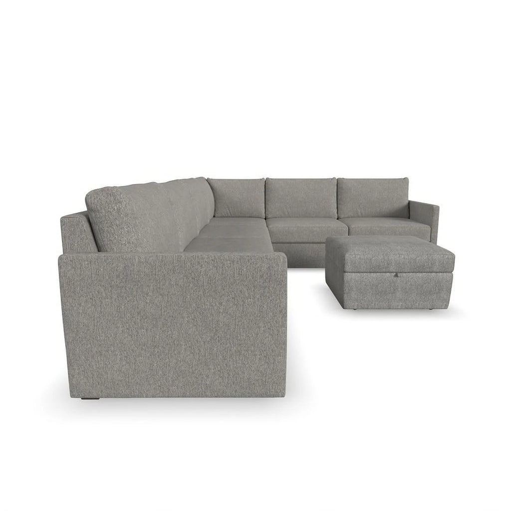 Gray 6 Seat Sectional with Performance Fabric J7798