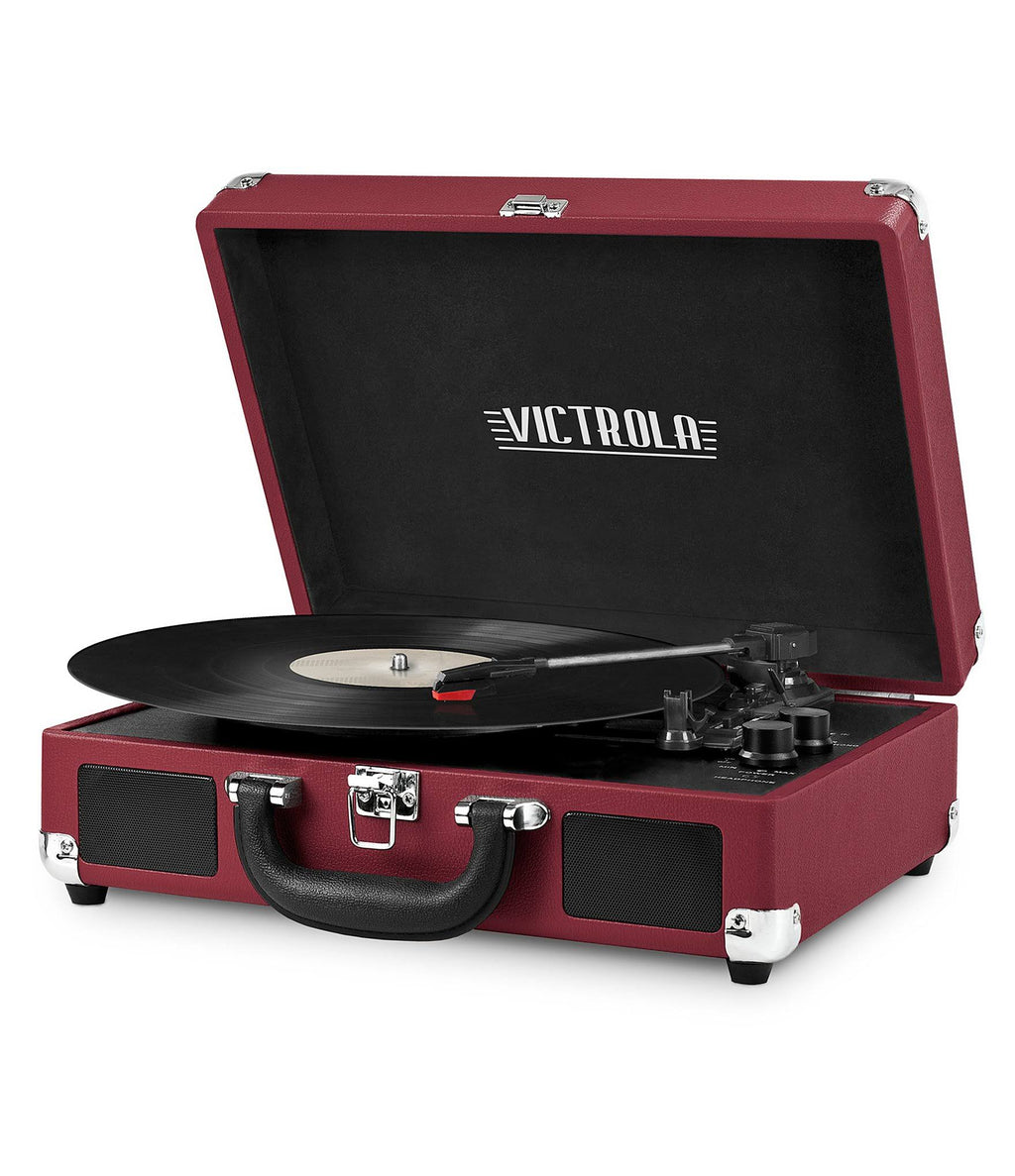 Bluetooth Suitcase Record Player with 3-Speed Turntable A3059