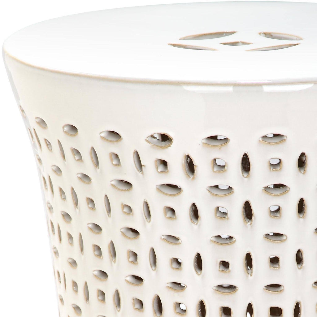 Cream Garden Stool K87852