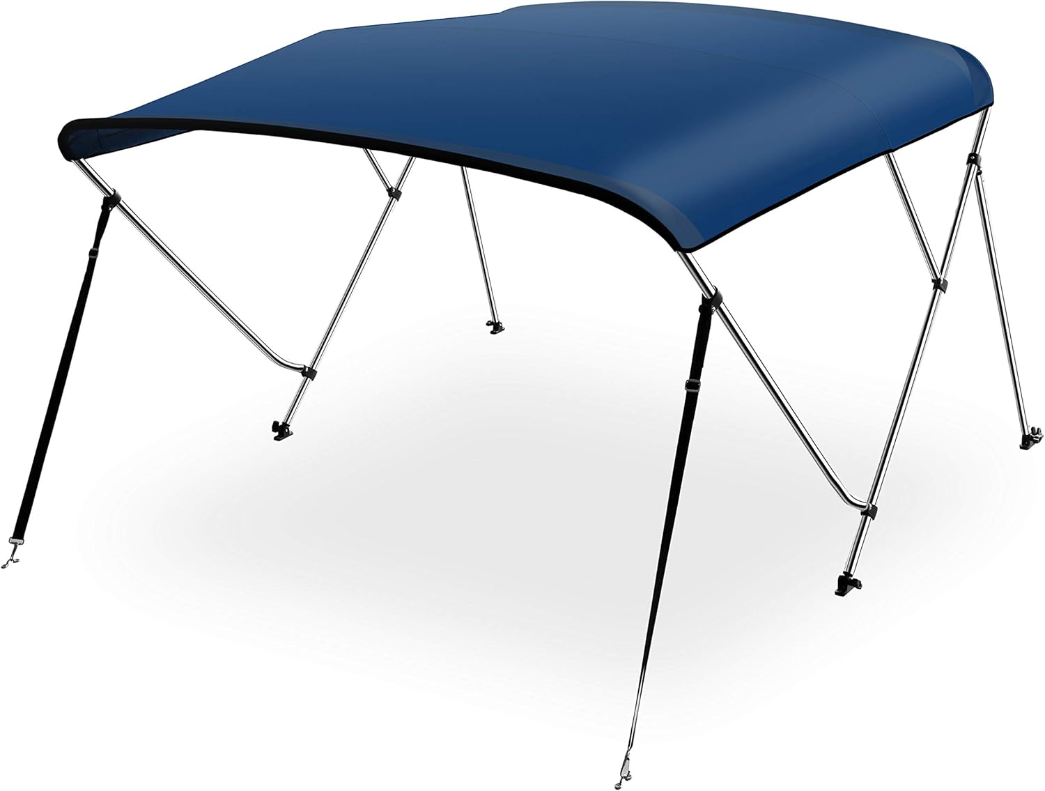 Royal Blue 4 Bow Bimini Top Boat Canopy with Storage Boot W2128