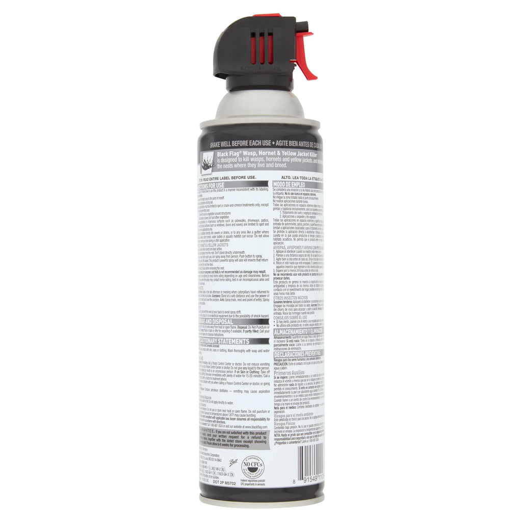 Black Flag Wasp, Hornet and Yellow Jacket Killer, 14 Ounce B208747