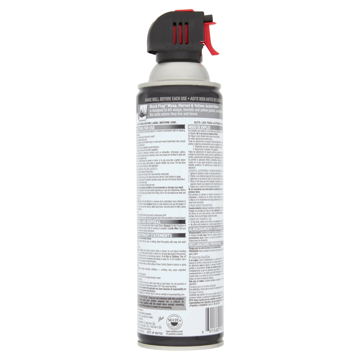 Black Flag Wasp, Hornet and Yellow Jacket Killer, 14 Ounce B208747
