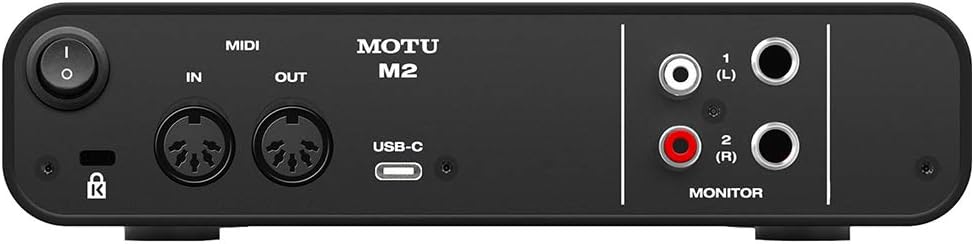 Motu M2 2x2 USB-C Audio Interface with XLR Cable P90354