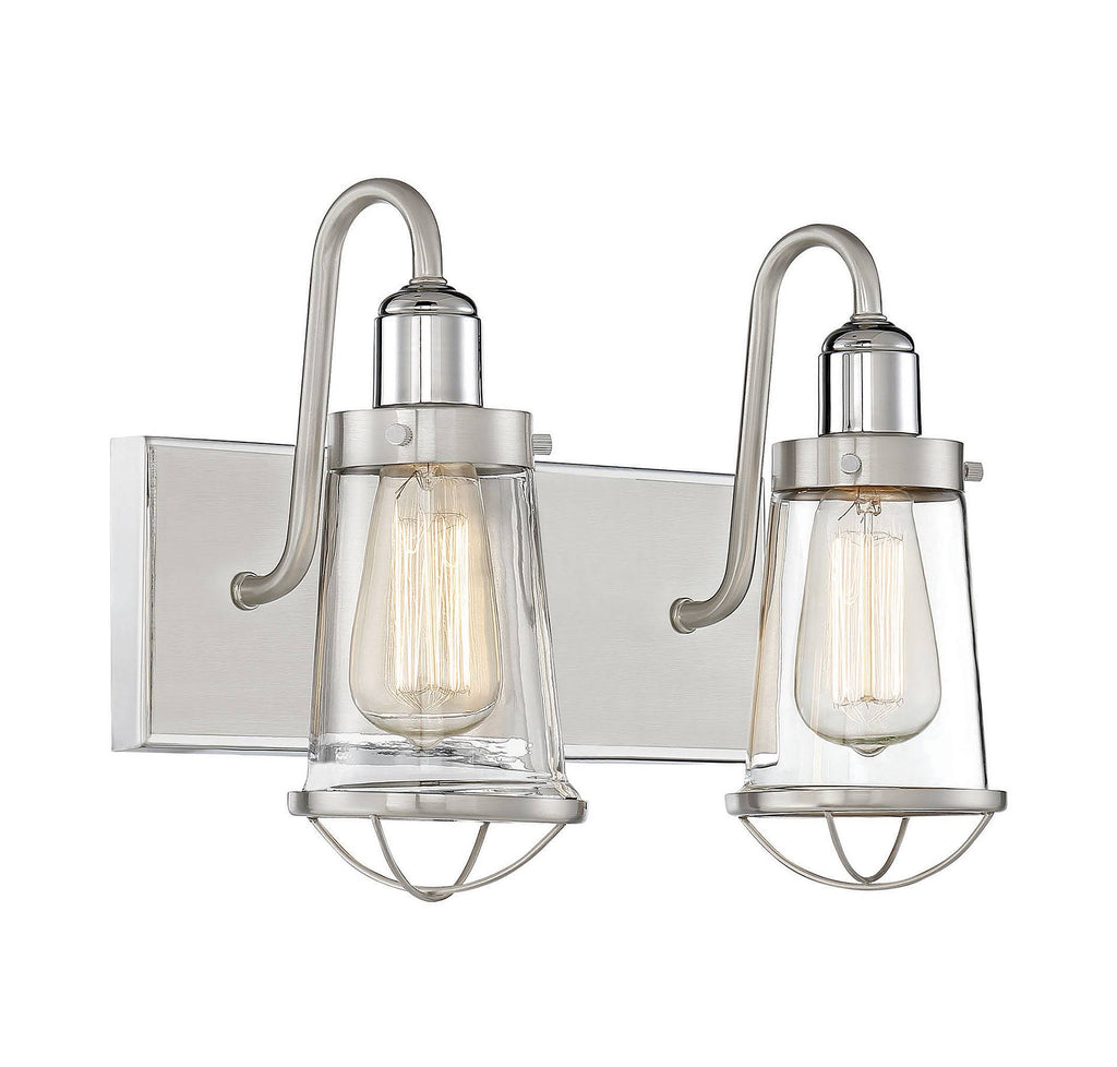 2 Light Bath Bar Satin H710309