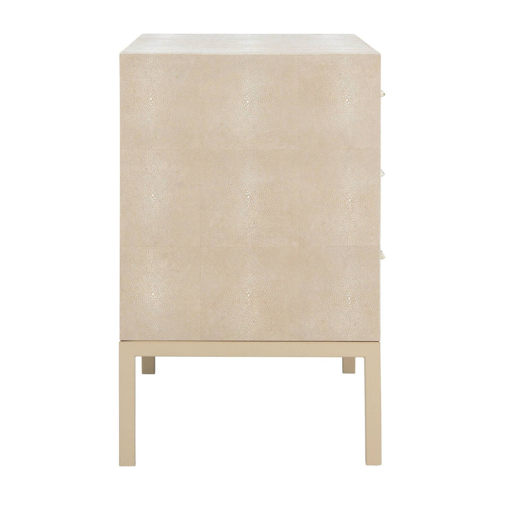 Natural Faux Shagreen Nightstand W907166
