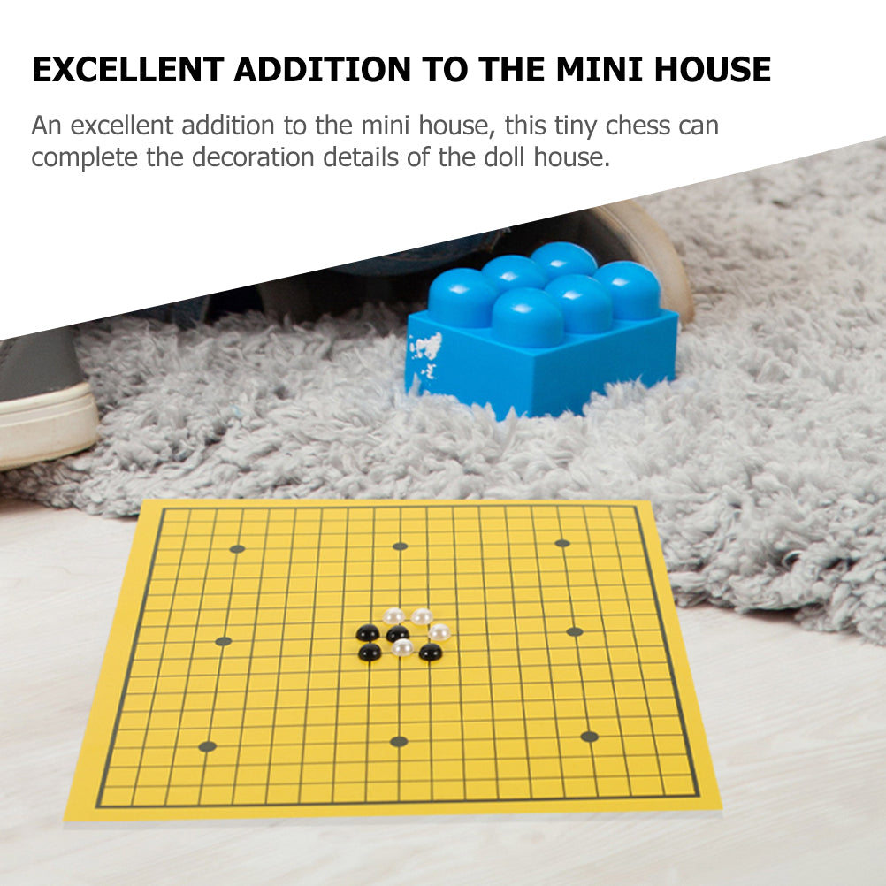 Tiny Chess Board Security Plastic Paper 3 Sets F108237