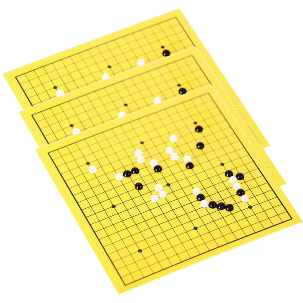 Tiny Chess Board Security Plastic Paper 3 Sets F108237