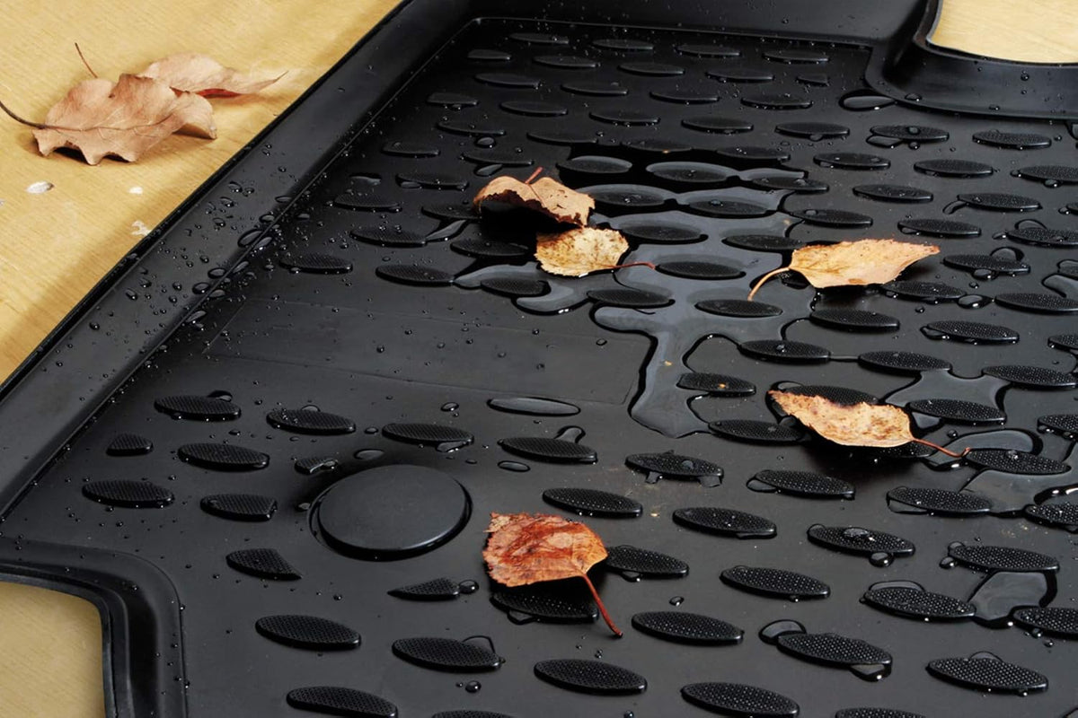 Black All Weather Cargo Trunk Liner Floor Mat Pack of 2 X882242