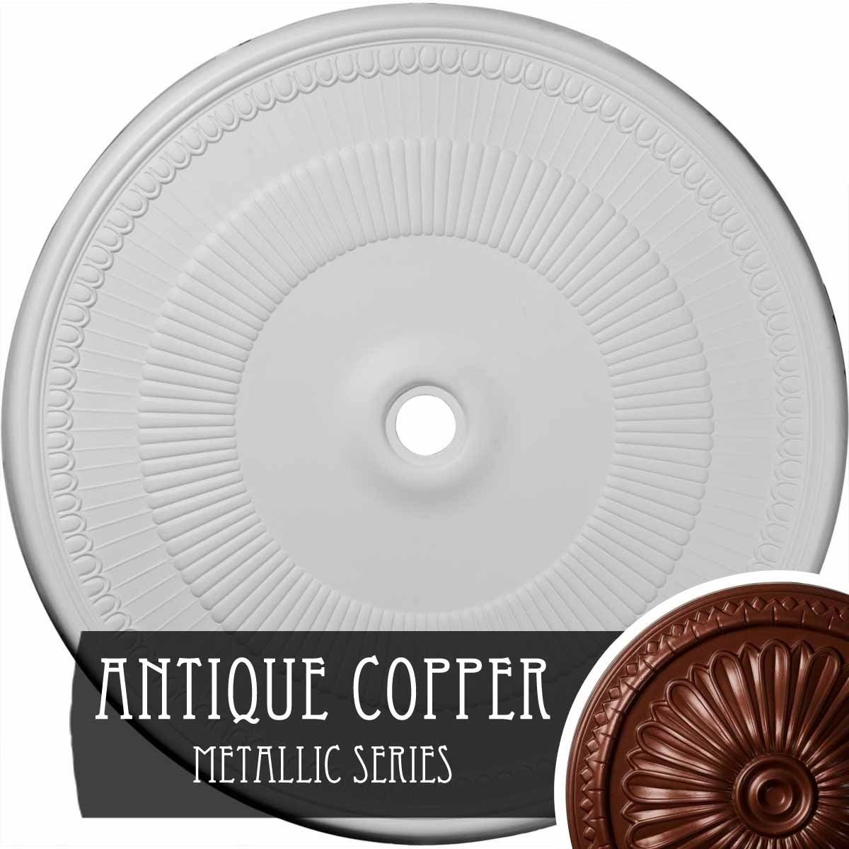 Jet Black Ceiling Medallion D590
