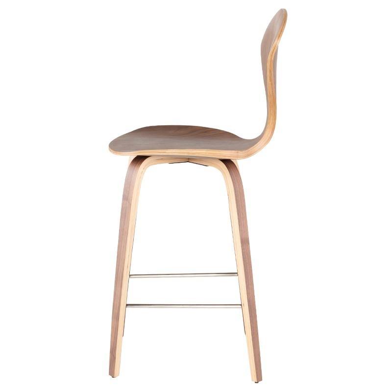 Walnut Wood Counter Stool L301477