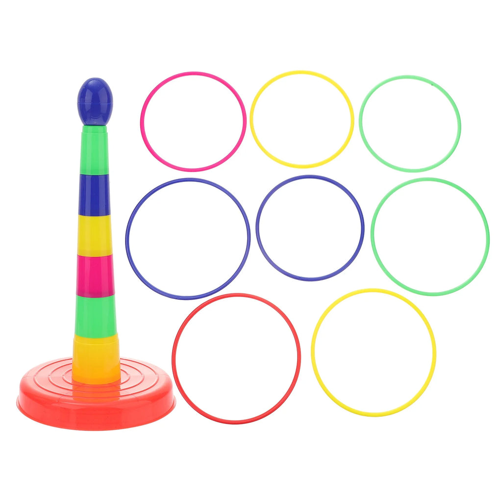 Colorful Plastic Ring Toss Game Set H363043
