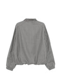 MORDECAI striped jacket with zip fastening
