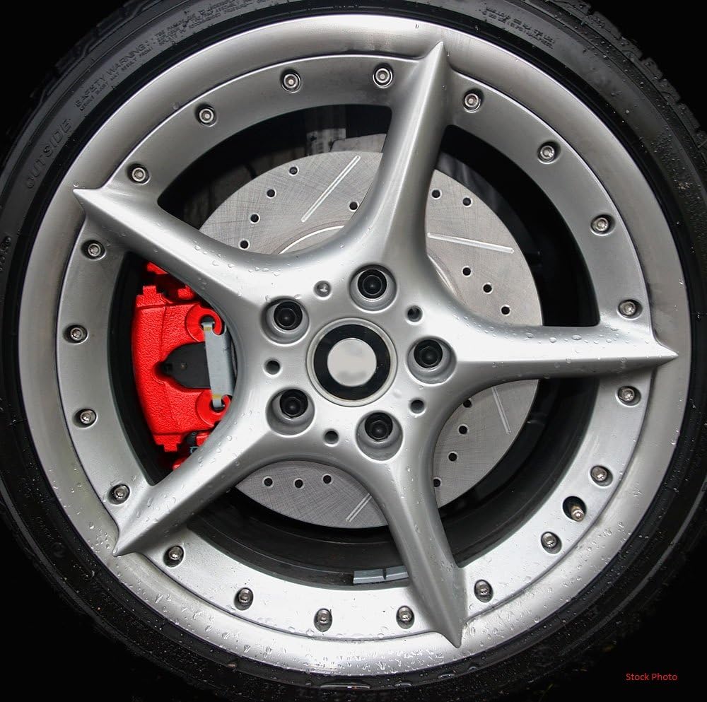 Rear Red Coated Brake Caliper Pair with Hardware Kit E2941