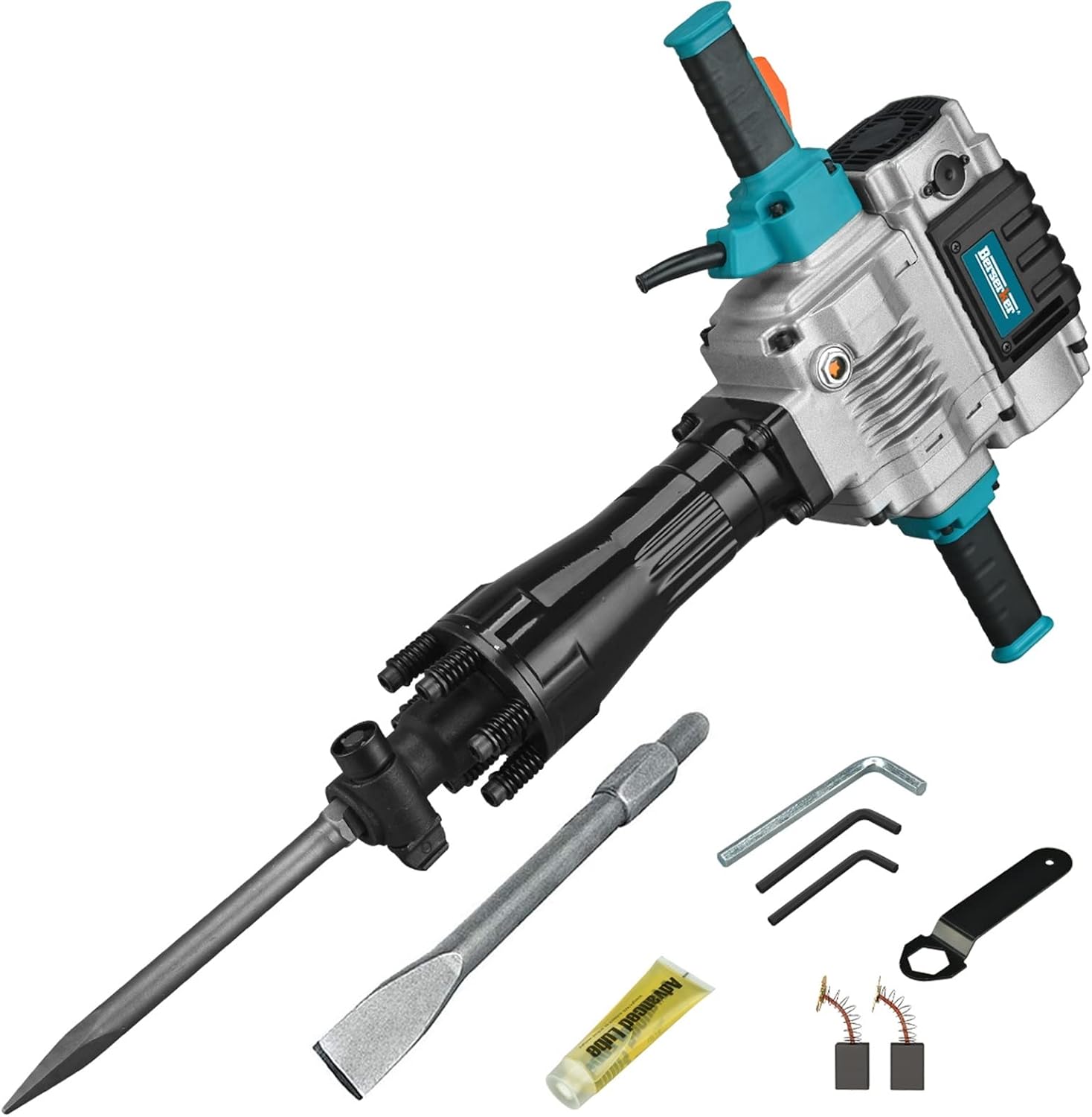 1700W 30-Pound SDS-Hex Jack Hammer with Carrying Case Flat Chisel Bull Point Chisel R95679