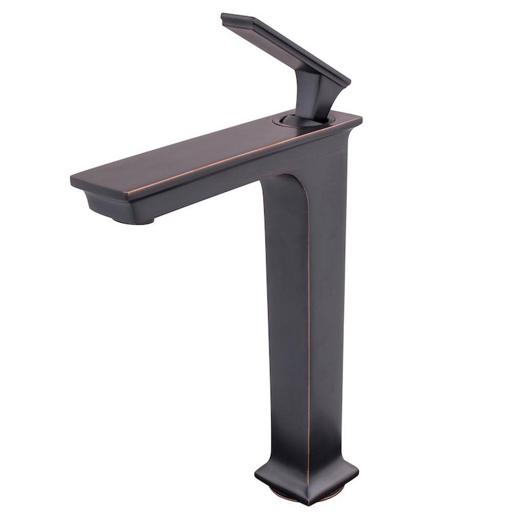 Oil Rubbed Bronze Single Lever Waterfall Vessel Faucet G2482