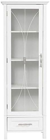 White 1-Door Linen Cabinet L50333