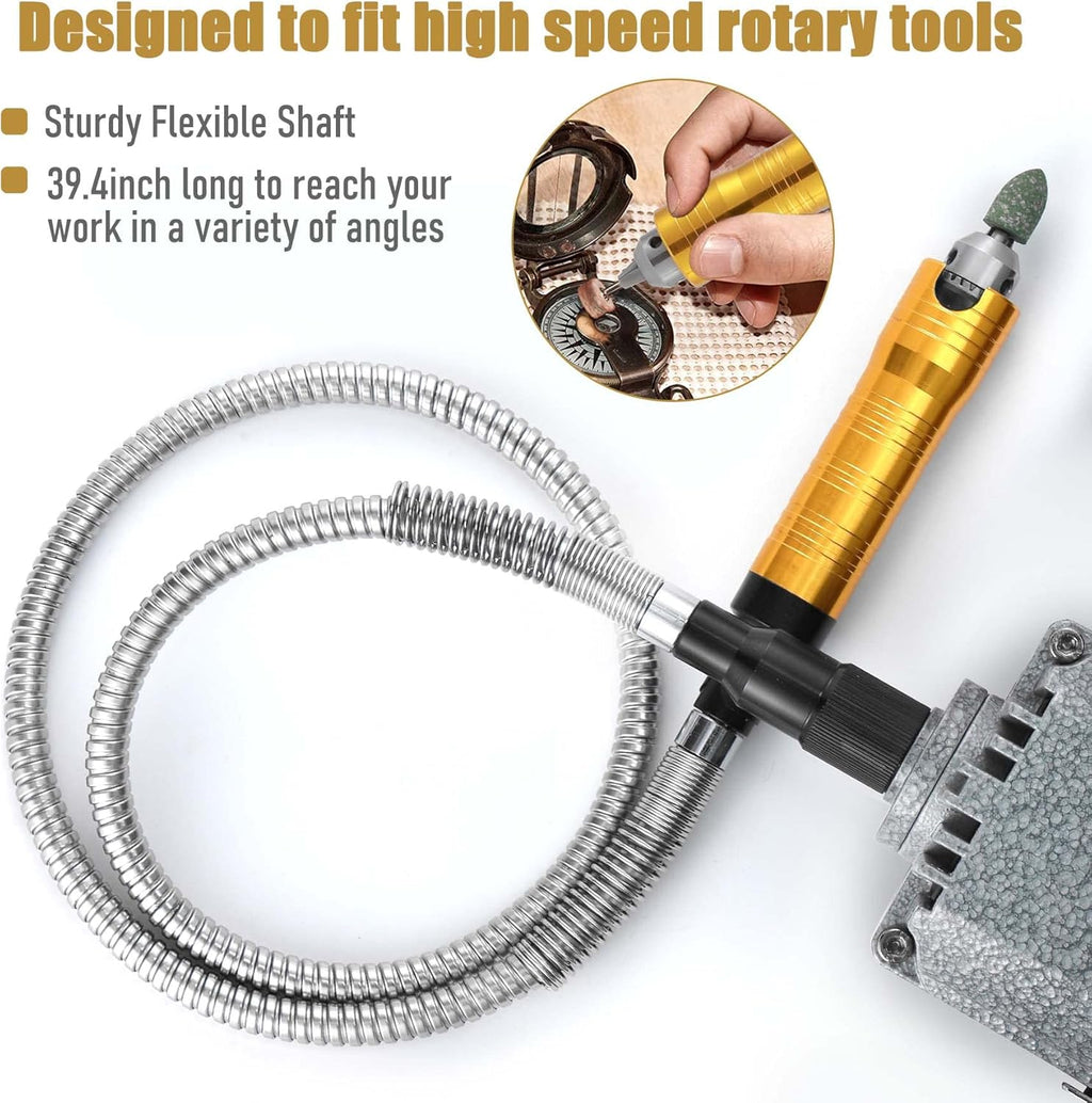 Flex Shaft Rotary Tool 1000W 30000RPM with Foot Pedal Control W39445