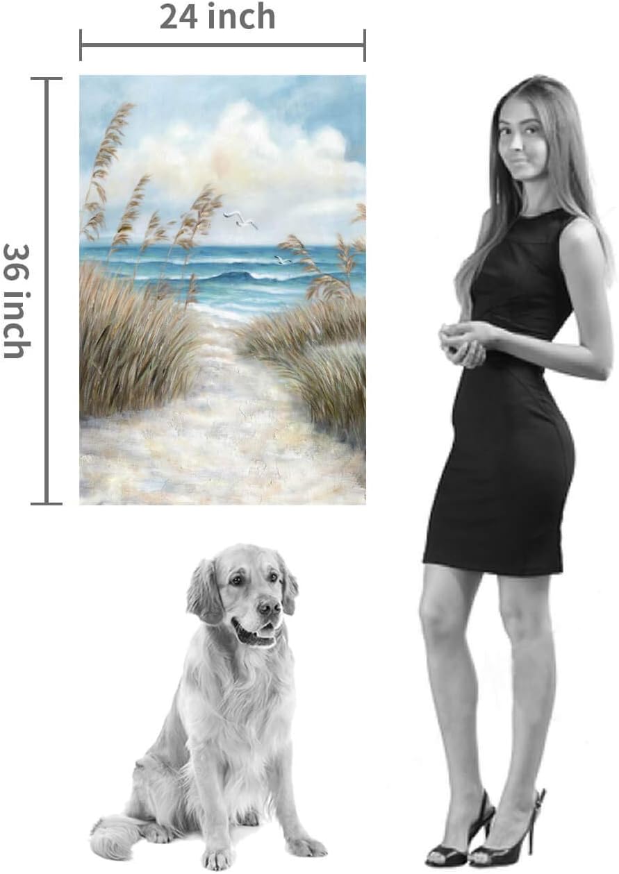 Seascape Canvas Abstract Wall Art Painting G131