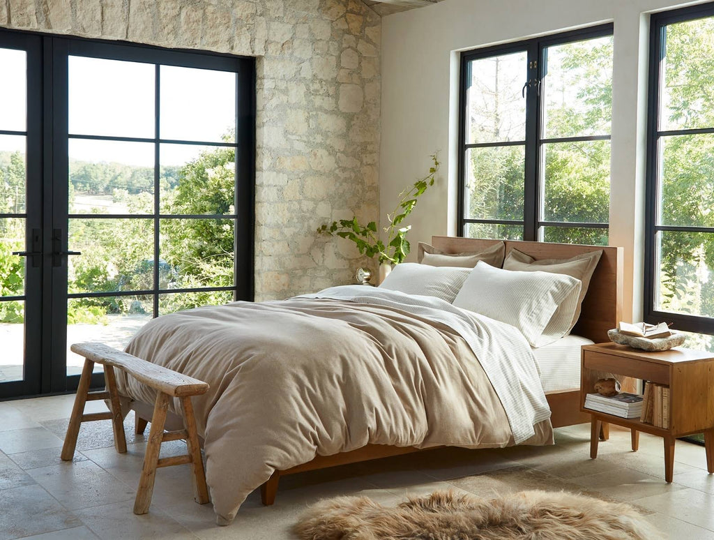Camel Heather Twin Duvet Cover J91444