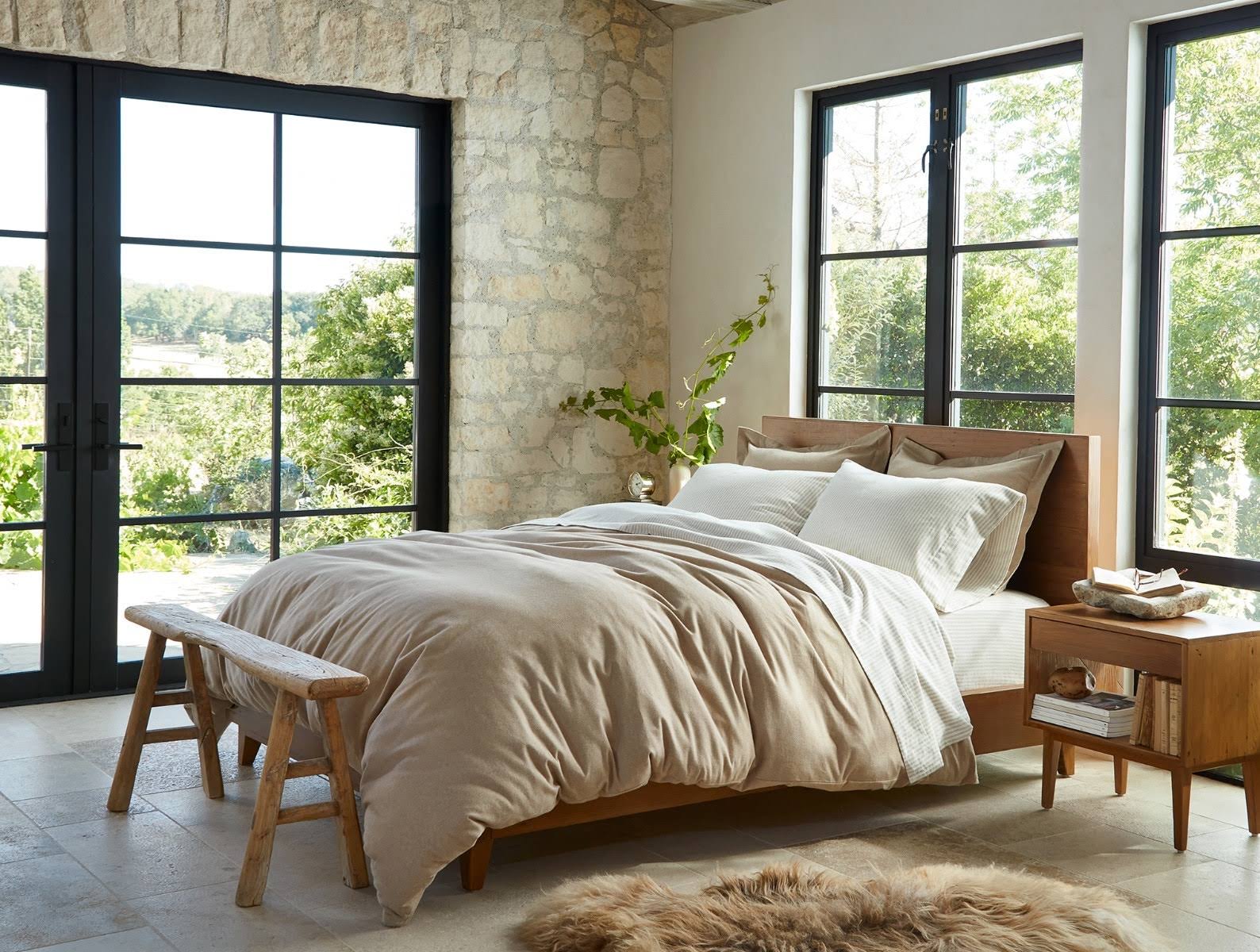 Camel Heather Twin Duvet Cover J91444
