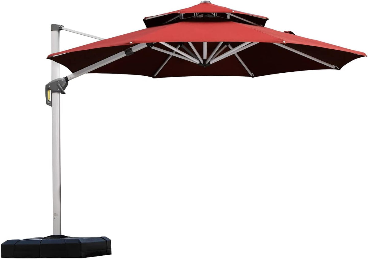Beige Cantilever Patio Umbrella L564053