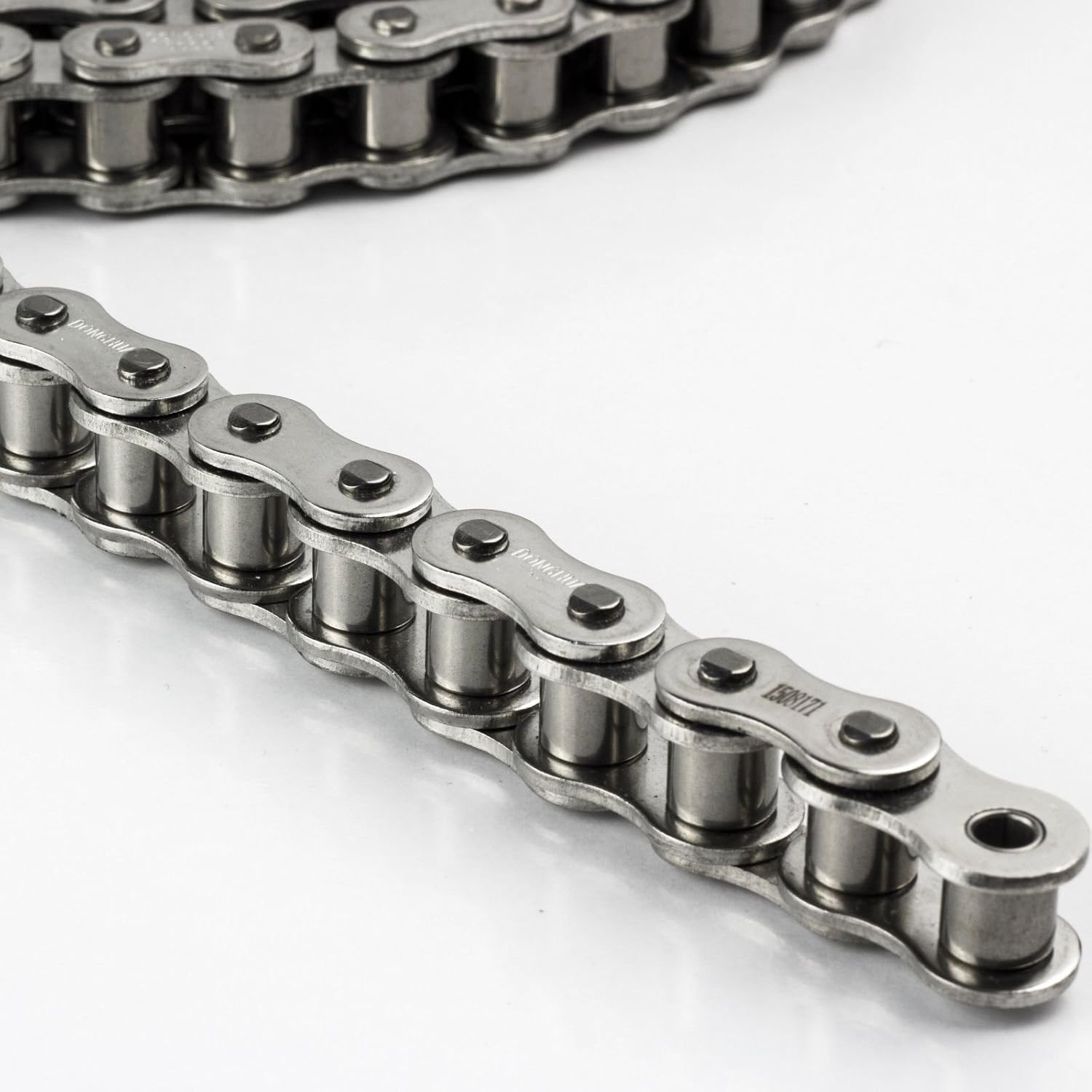 80 SS Stainless Steel Roller Chain 10 Feet with 1 Connecting Link L8283