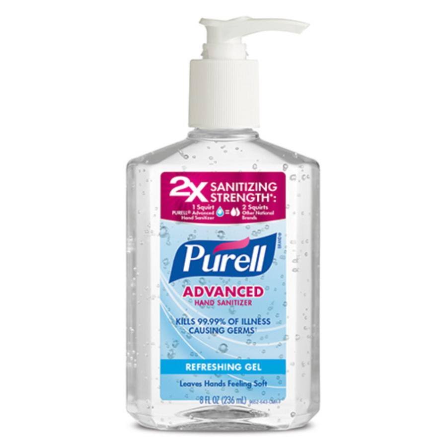 12 Pc 8 oz Hand Sanitizer Pump Bottle D108914